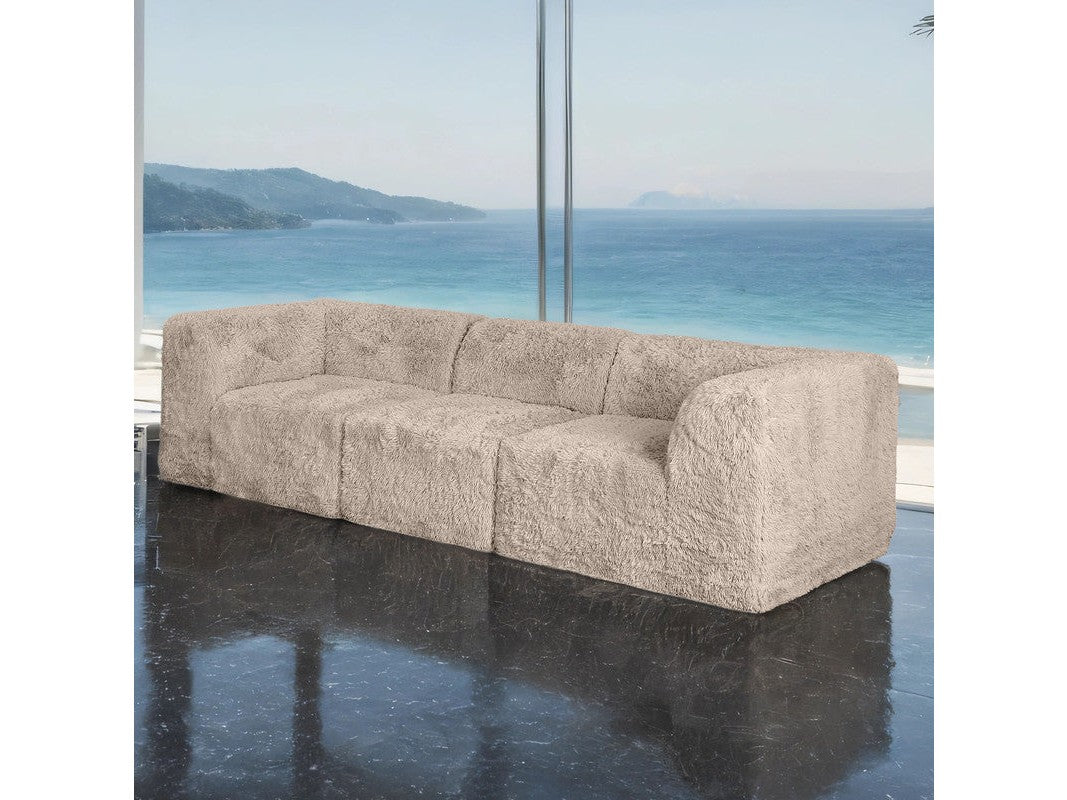 Nappi Taupe Sofa by Furniture of America at Eve Furniture