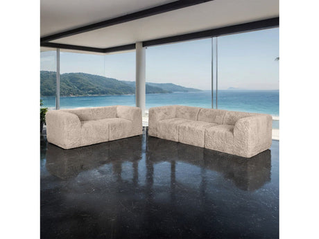 Nappi Taupe Sofa & Loveseat by Furniture of America at Eve Furniture