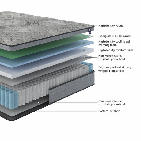NapQueen Elite Series Machka Hybrid Mattress, Made in USA by NapQueen at Eve Furniture