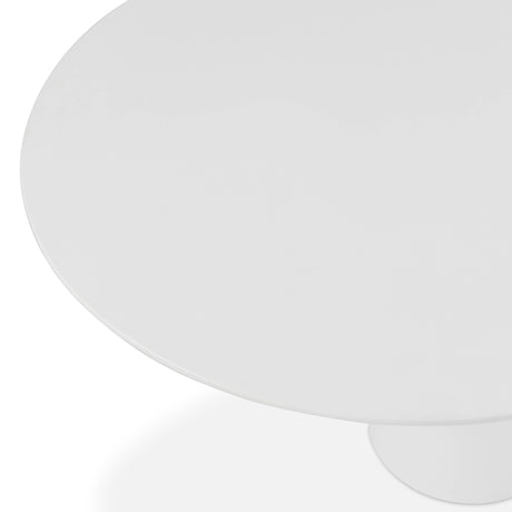Nara 84" Pure White Indoor/Outdoor Concrete Dining Table by TOV Furniture at Eve Furniture
