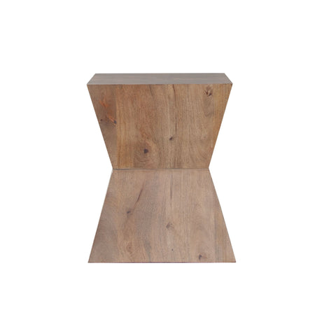 Nara Caramel Wood End Table by Diamond Sofa at Eve Furniture