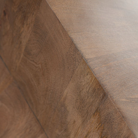 Nara Caramel Wood End Table by Diamond Sofa at Eve Furniture