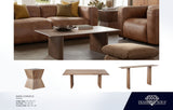 Nara Caramel Wood End Table by Diamond Sofa at Eve Furniture