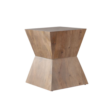 Nara Caramel Wood End Table by Diamond Sofa at Eve Furniture