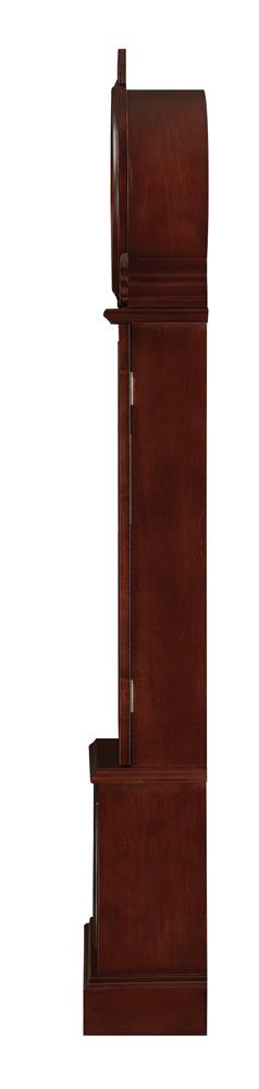 Narcissa Brown Red Grandfather Clock with Chime