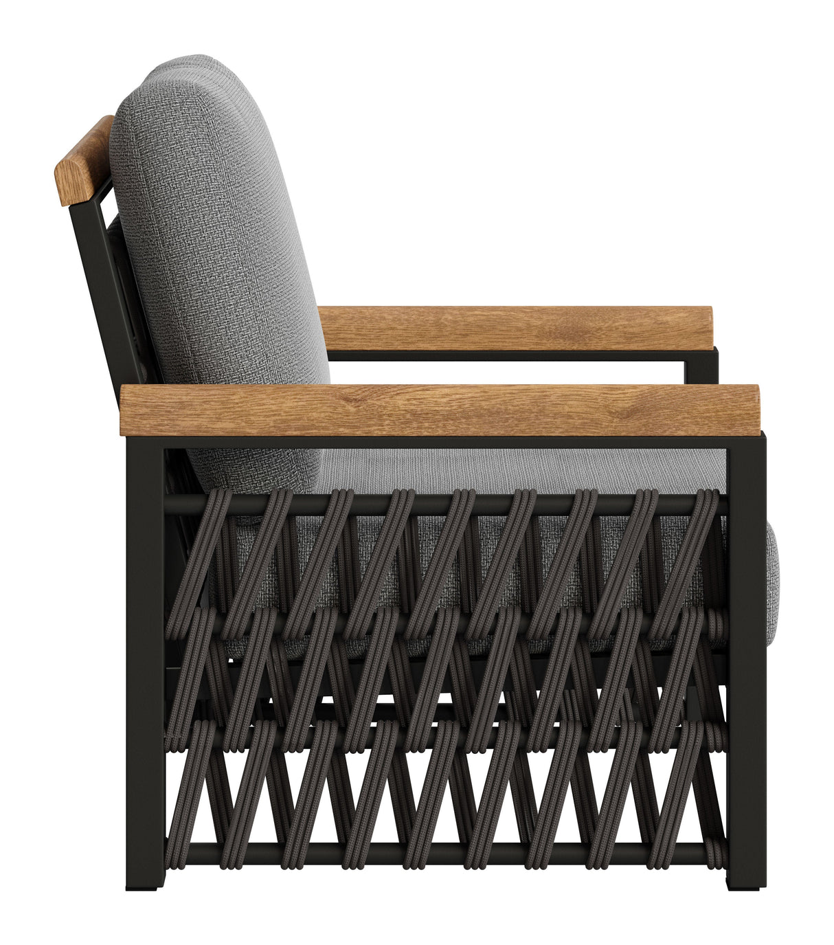 Naru Gray Outdoor Accent Chair by Zuomod at Eve Furniture