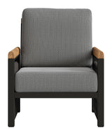 Naru Gray Outdoor Accent Chair by Zuomod at Eve Furniture