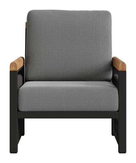 Naru Gray Outdoor Accent Chair by Zuomod at Eve Furniture