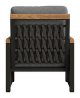 Naru Gray Outdoor Accent Chair by Zuomod at Eve Furniture