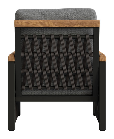 Naru Gray Outdoor Accent Chair by Zuomod at Eve Furniture