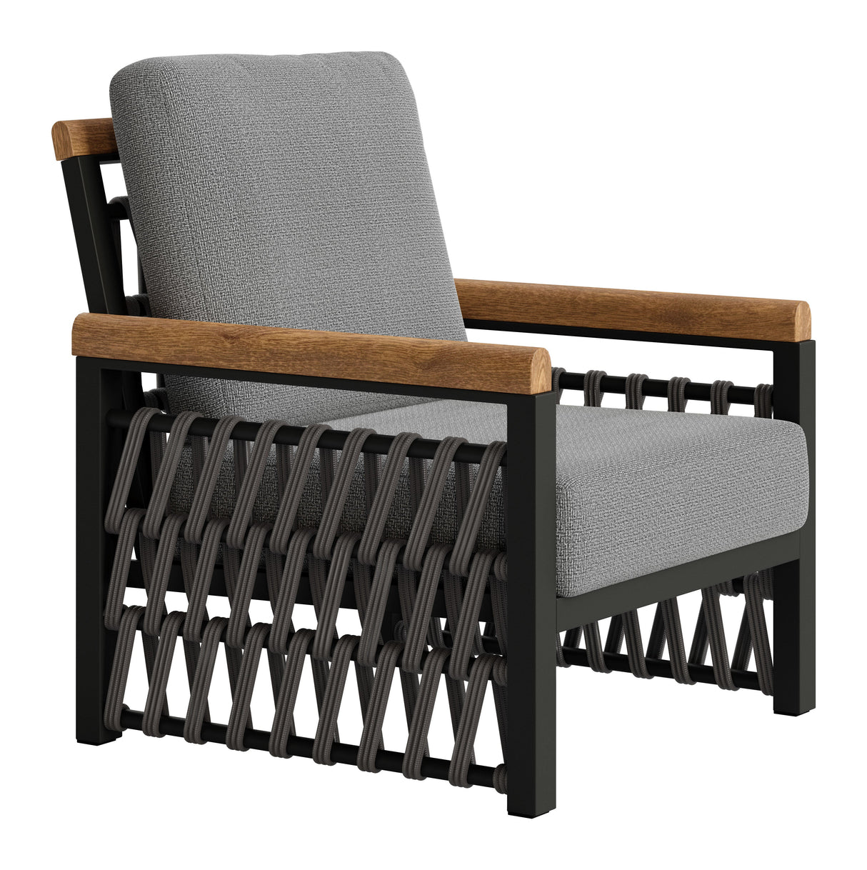 Naru Gray Outdoor Accent Chair by Zuomod at Eve Furniture