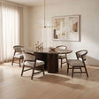 Narvik Dark Brown/White 5-Piece Dining Room Set by Furniture of America at Eve Furniture
