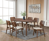 Narvik Walnut 7-Piece Dining Room Set