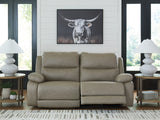 Narwhal Place Pebble 2-Piece Dual Power Reclining Modular Loveseat by Ashley at Eve Furniture