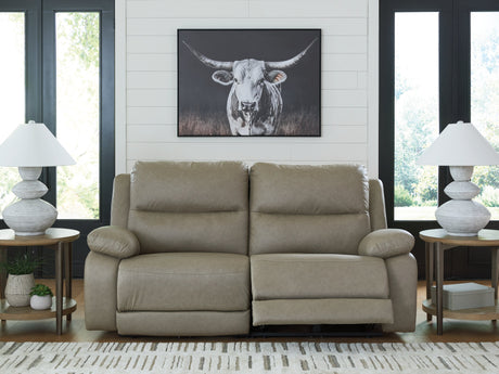 Narwhal Place Pebble 2-Piece Dual Power Reclining Modular Loveseat by Ashley at Eve Furniture