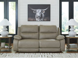 Narwhal Place Pebble 2-Piece Dual Power Reclining Modular Loveseat by Ashley at Eve Furniture