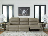 Narwhal Place Pebble 3-Piece Power Reclining Sofa by Ashley at Eve Furniture
