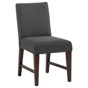 Naser Grey And Dark Walnut Parsons Dining Side Chair (Set of 2) by Coaster at Eve Furniture