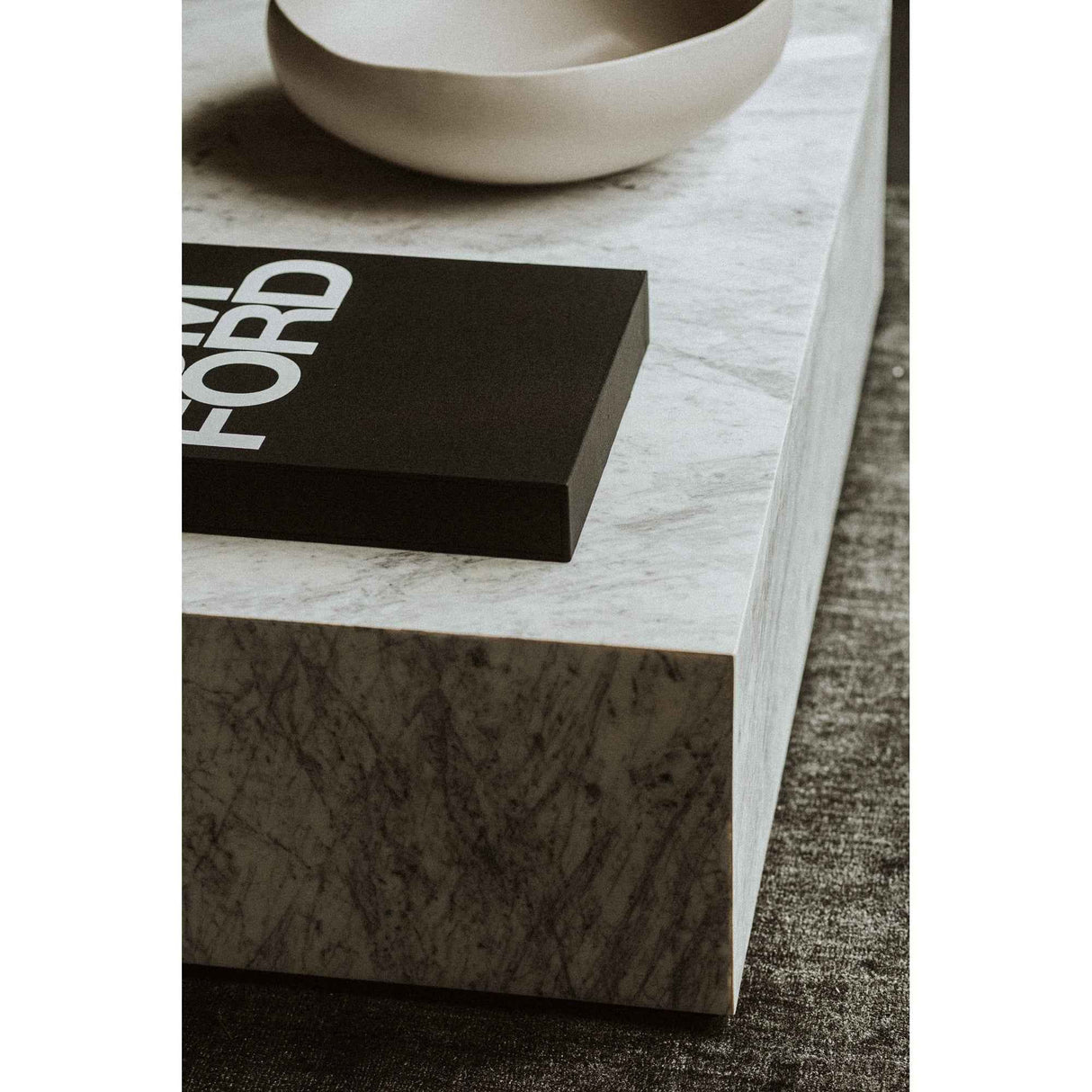 Nash White Coffee Table by Moe's Home at Eve Furniture