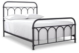 Nashburg Black Full Metal Platform Bed by Ashley at Eve Furniture