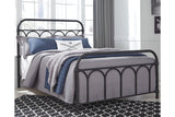 Nashburg Black Full Metal Platform Bed by Ashley at Eve Furniture