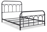 Nashburg Black Full Metal Platform Bed by Ashley at Eve Furniture