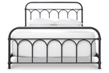 Nashburg Black Queen Metal Platform Bed by Ashley at Eve Furniture