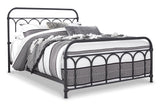 Nashburg Black Queen Metal Platform Bed by Ashley at Eve Furniture