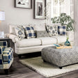 Nash Ivory Sofa by Furniture of America at Eve Furniture