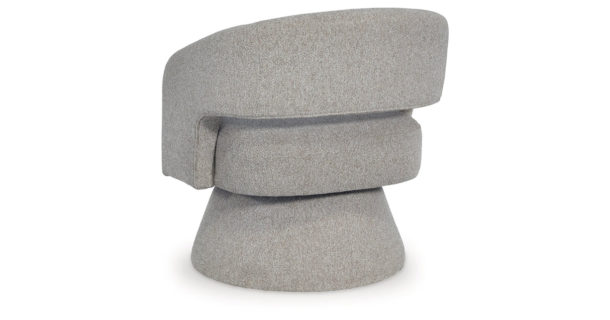 Nashkins Pebble Swivel Accent Chair by ASHLEY FURNITURE at Eve Furniture
