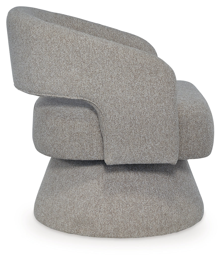 Nashkins Pebble Swivel Accent Chair by ASHLEY FURNITURE at Eve Furniture