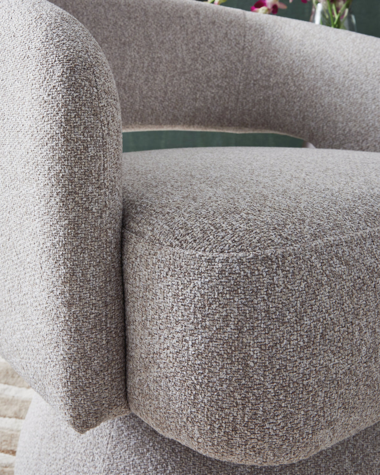 Nashkins Pebble Swivel Accent Chair by ASHLEY FURNITURE at Eve Furniture