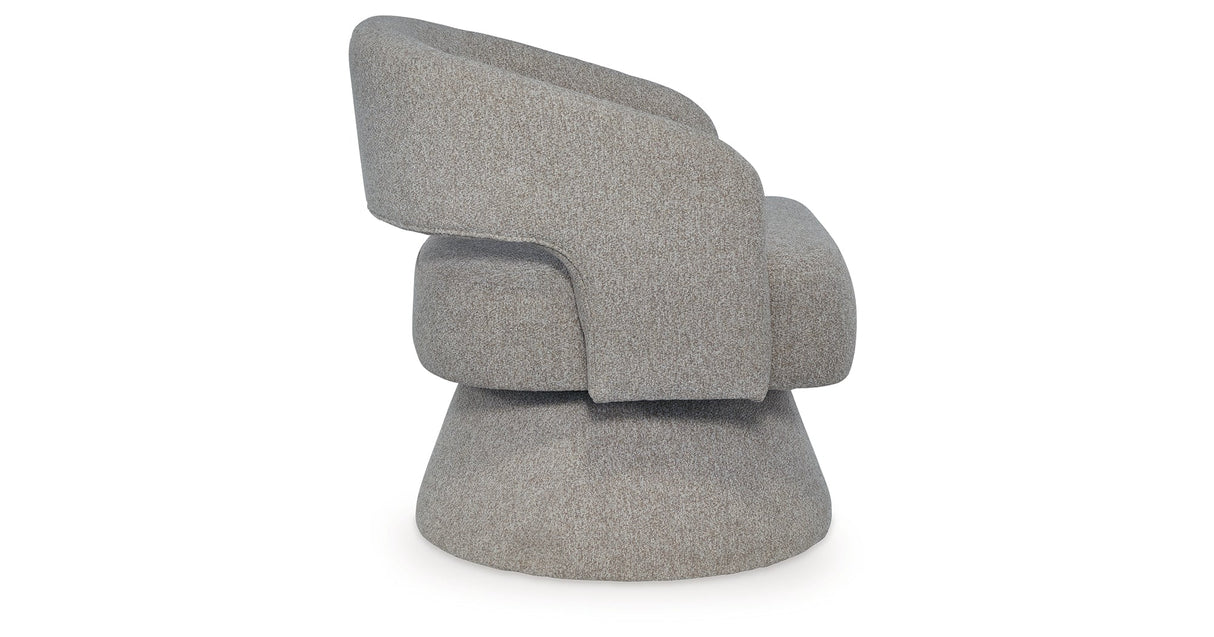 Nashkins Pebble Swivel Accent Chair by ASHLEY FURNITURE at Eve Furniture