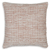 Nashlin White/Rust Pillow