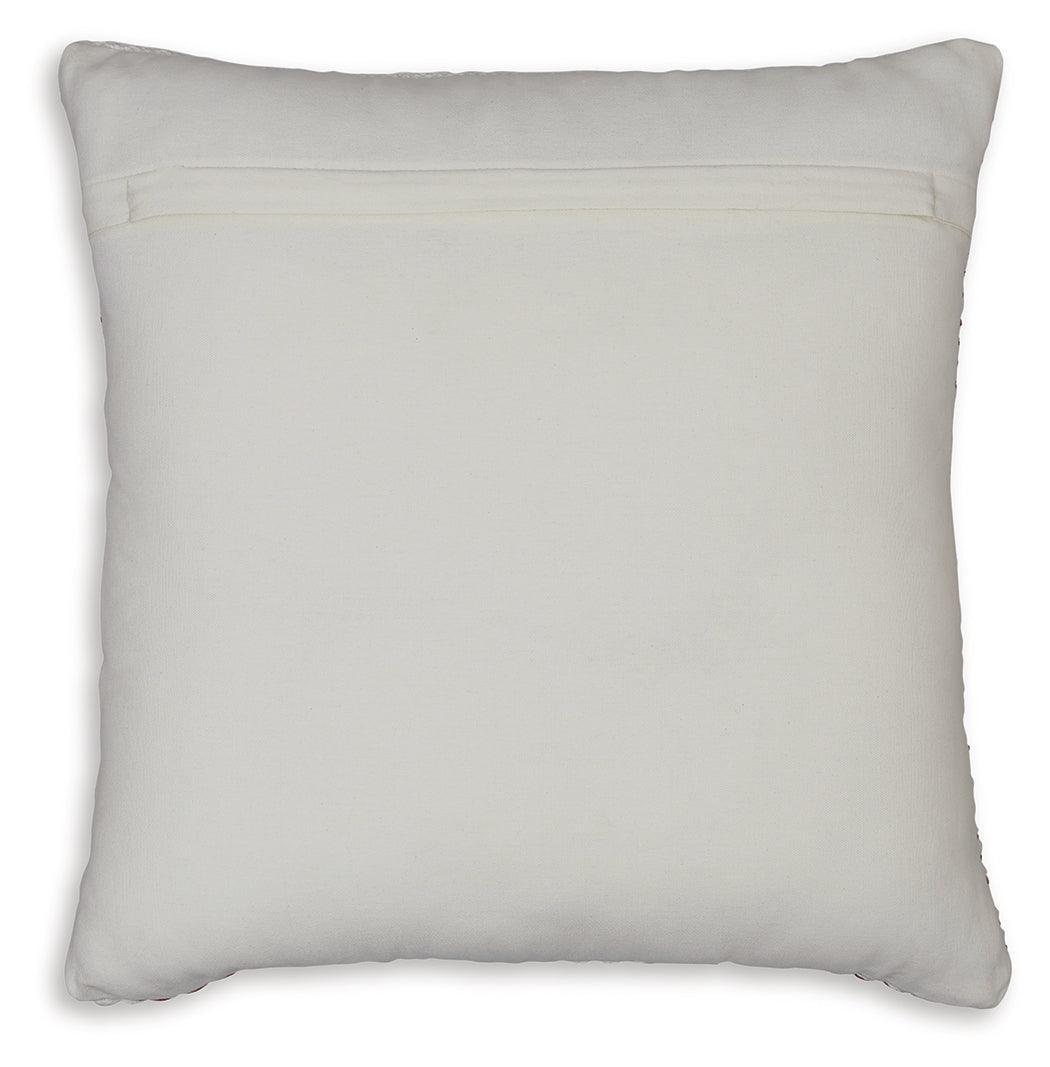 Nashlin White/Rust Pillow (Set of 4) by Ashley at Eve Furniture