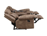 Nashville Coca 3-Piece Manual Reclining Set by Steve Silver at Eve Furniture