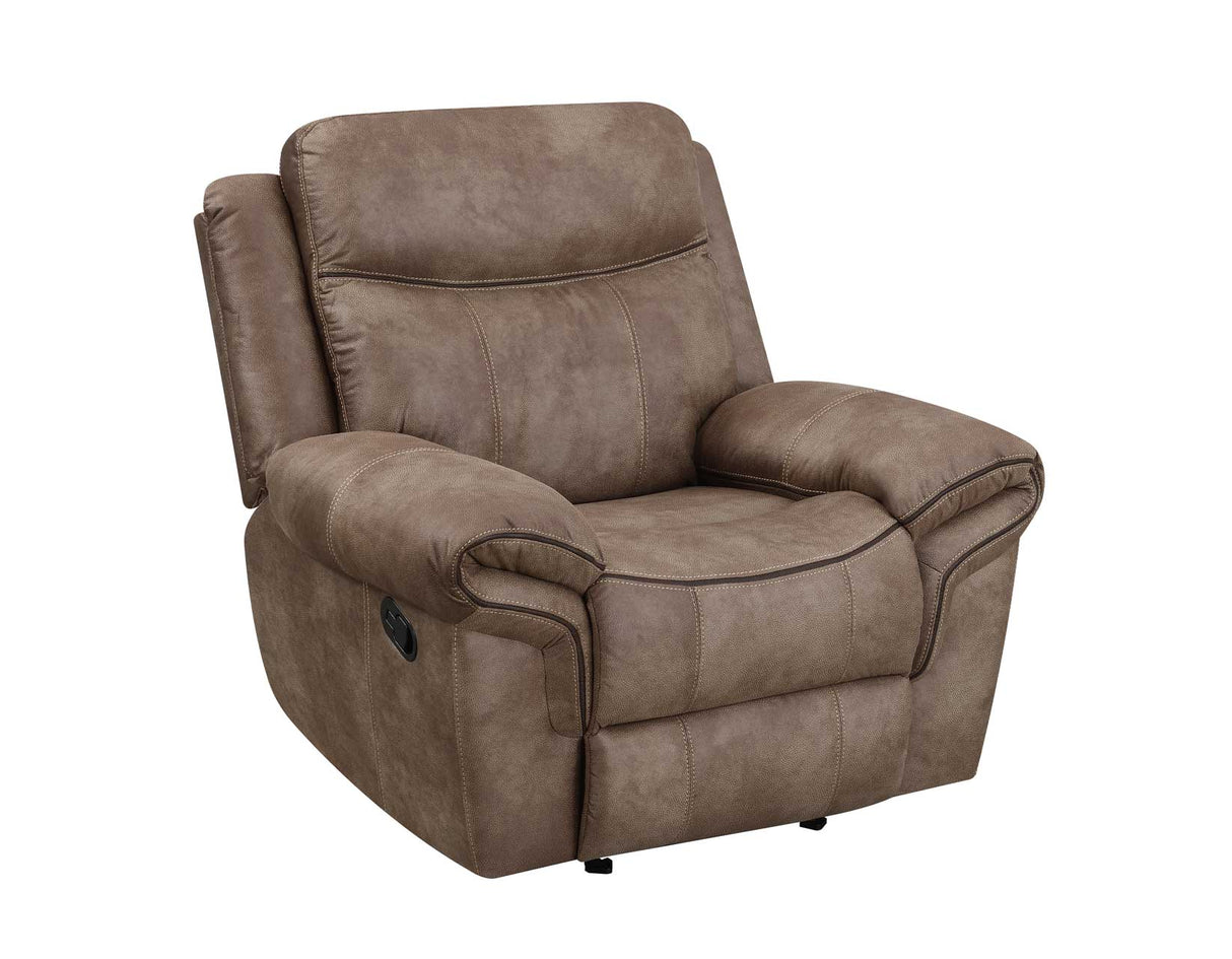 Nashville Coca 3-Piece Manual Reclining Set by Steve Silver at Eve Furniture