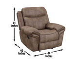 Nashville Coca 3-Piece Manual Reclining Set by Steve Silver at Eve Furniture