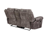 Nashville Gray 3-Piece Manual Reclining Set by Steve Silver at Eve Furniture