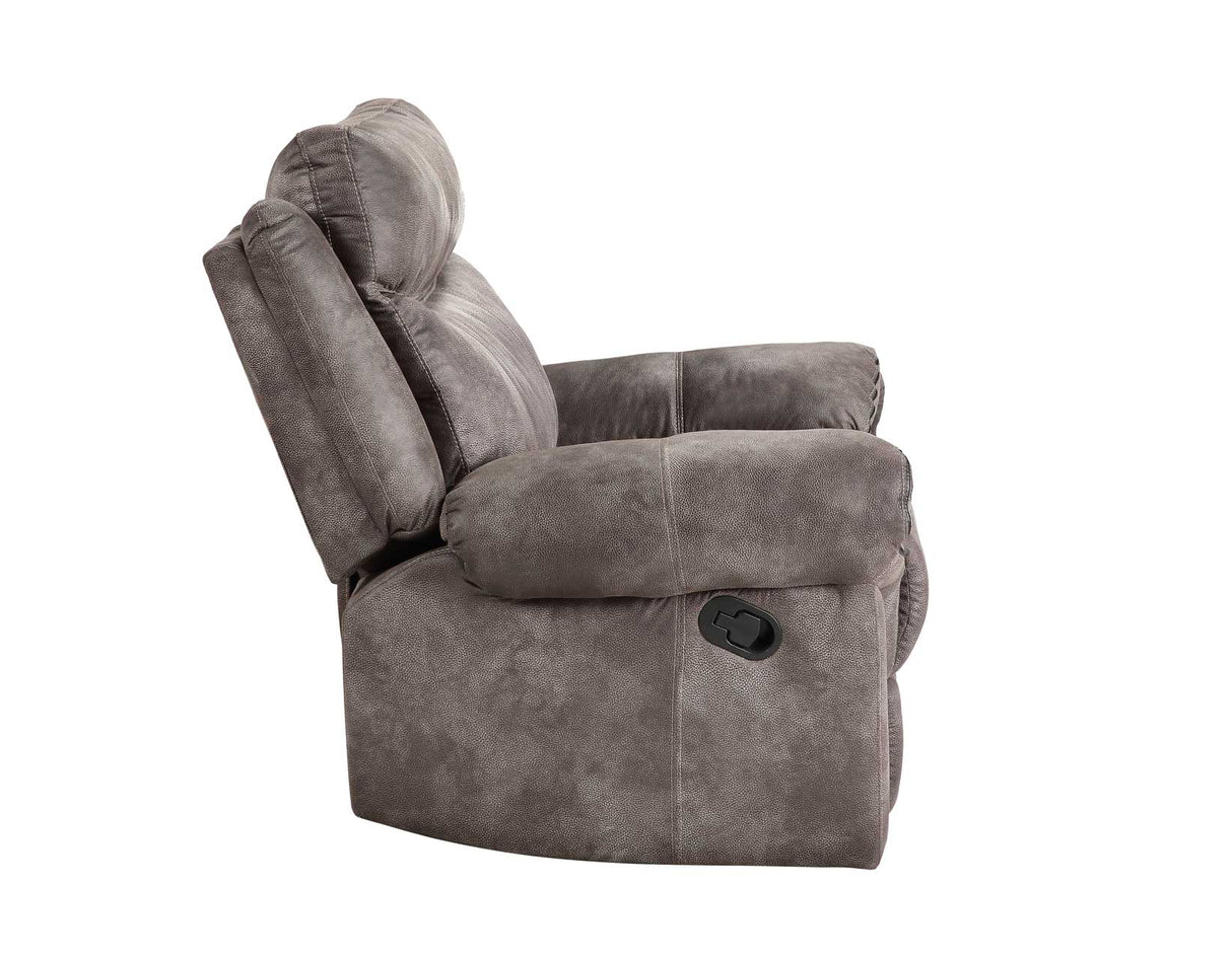 Nashville Gray 3-Piece Manual Reclining Set by Steve Silver at Eve Furniture