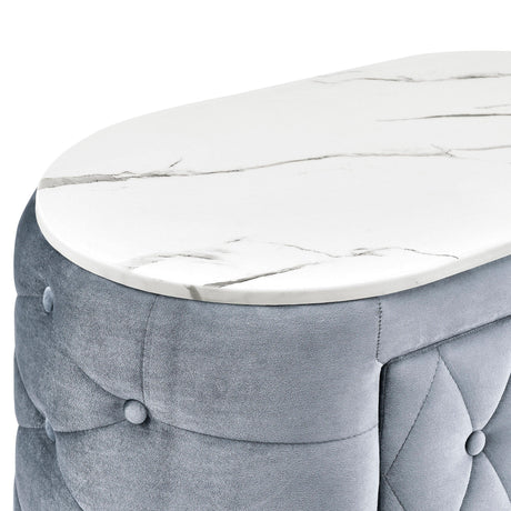 Natalia Gray Nightstand by Crown Mark at Eve Furniture