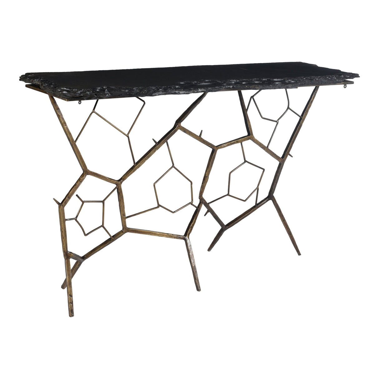 Nate Dark Grey Console Table by MOES at Eve Furniture