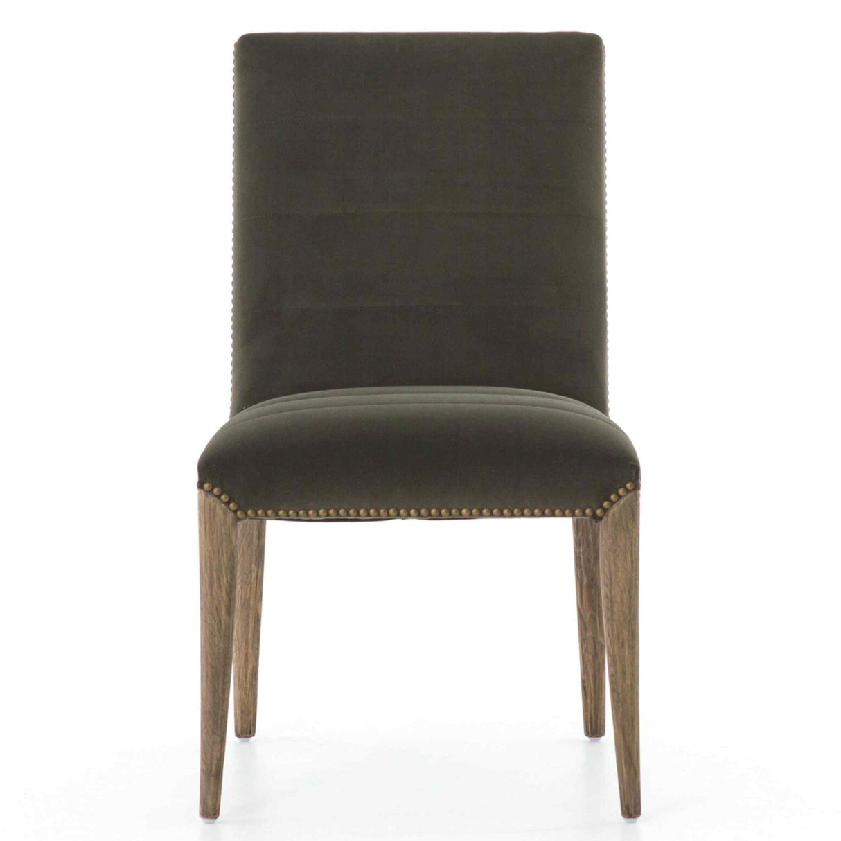 Nate Dining Chair, Modern Velvet Loden, Set of 2 by Four Hands by Four Hands at Eve Furniture
