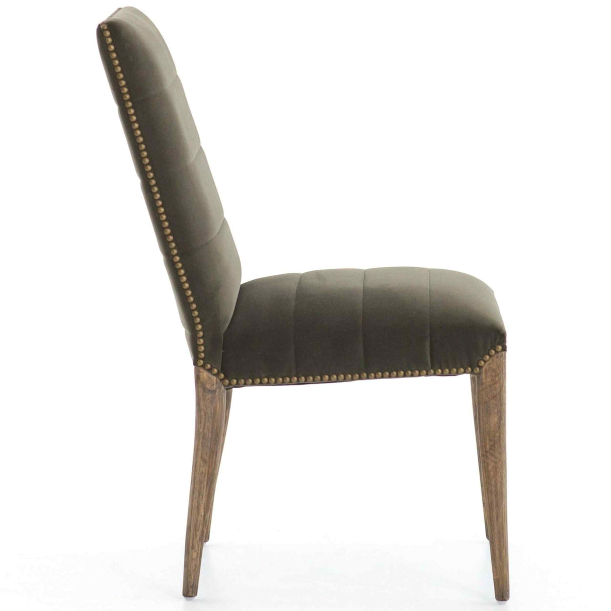 Nate Dining Chair, Modern Velvet Loden, Set of 2 by Four Hands by Four Hands at Eve Furniture