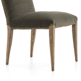 Nate Dining Chair, Modern Velvet Loden, Set of 2 by Four Hands by Four Hands at Eve Furniture