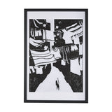 National Laundry Day by Mercana Studio Hand Embellished Textured Framed Art Print Matted under Glass by Mercana at Eve Furniture