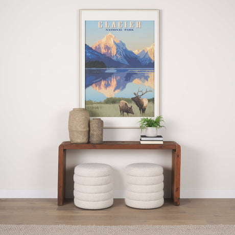 National Park - Glacier by Mark Chandon a Framed Art Print Matted under Glass by Mercana at Eve Furniture
