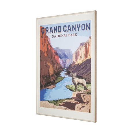 National Park -Grand Canyon by Mercana Studio a Framed Art Print Matted under Glass by Mercana at Eve Furniture