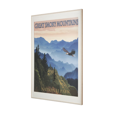 National Park Great Smoky Mountains by Mercana Studio a Framed Art Print Matted under Glass by Mercana at Eve Furniture