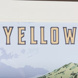 National Park - Yellowstone by Mercana Studio a Framed Art Print Matted under Glass by Mercana at Eve Furniture